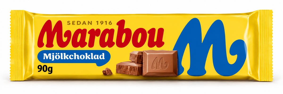 Marabou Swedish Milk Chocolate  (90g)